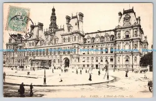 R774942 Paris L Hotel de Ville LL 817