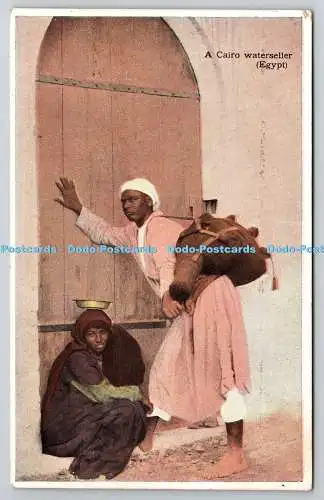 R773789 Ägypten A Cairo Waterseller Shurey This Beautiful Series of Fine Art Post