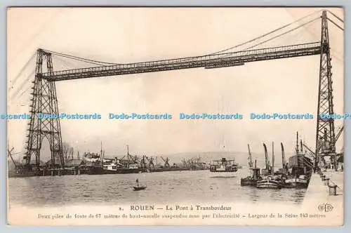 R774950 Rouen Le Pont a Transbordeur E Le Deley