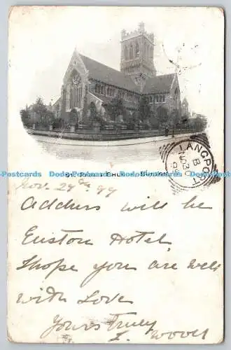 R773801 Burton St Paul Church PM Langport 1909