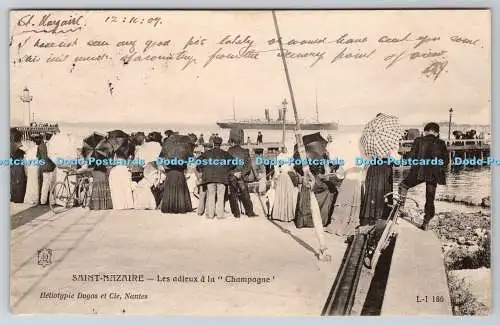 R774964 Saint Nazaire Les Adieux a la Champagne Dugas et Cie 1907