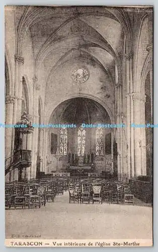 R773815 Tarascon Vue Interieure de l Eglise Ste Marthe Cournaud