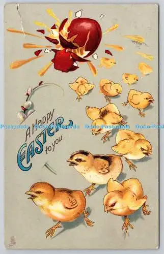 R773820 A Happy Easter To You Chicken Egg Tuck Easter Series No E 101