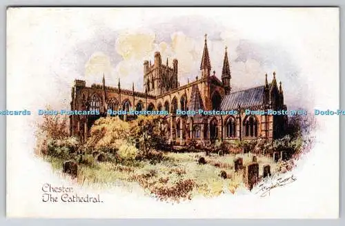 R774994 Chester The Cathedral Photochrom Co Ltd Celesque Serie