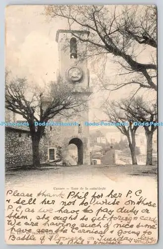 R773854 Cannes Tour de la Cathedrale Postkarte