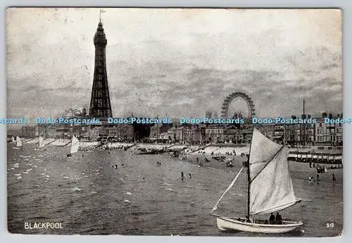 R775514 Blackpool Postkarte 1904