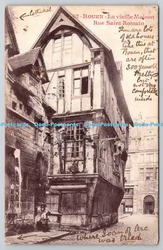 R773855 Rouen La Vieille Maison Rue Saint Romain