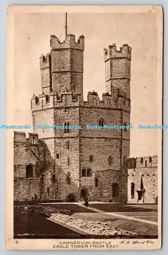 R773859 Carnarvon Castle Eagle Tower From East H M Office Of Works The Rembrandt