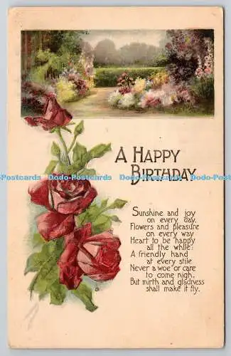 R773870 A Happy Birthday Rose Tuck Farbstift Nr. 3200