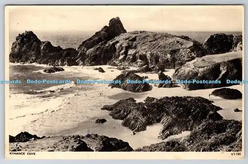 R775533 Kynance Cove Photochrom Tunbridge Wells Kent PM Newquay Cornwall