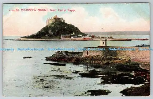 R775535 St Michael Mount From Castle Gayer The Pictorial Stationery London Picto