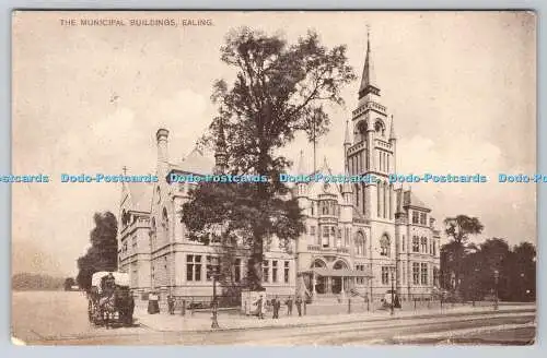 R775539 Ealing The Municipal Buildings C A P Series No 155 1906