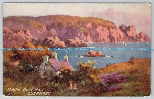 R775583 Guernsey Moulin Huet Bay Tuck Oilette Serie III 7875 A De Breanski