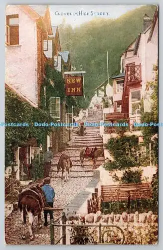 R773943 Clovelly High Street The Photochrom London Tunbridge Wells Exclusive Cel