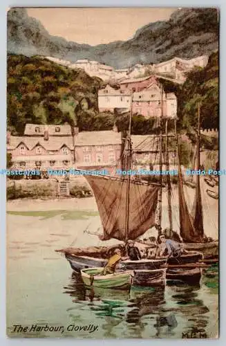 R773944 Clovelly Der Hafen Postkarte