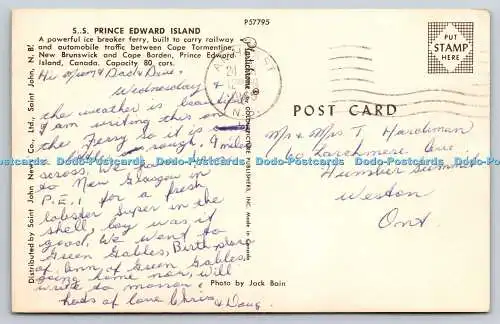 R775655 S S Prince Edward Island Plastichrome by Colourpicture Saint John News J