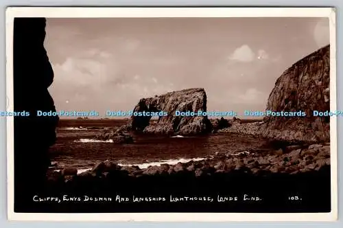 R775664 Lands End Cliffs Enys Dodman and Longships Leuchtturm RP PM St Ives Corn