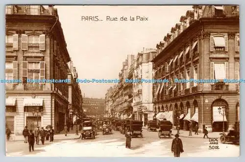 R775734 Paris Rue de la Paix DIX