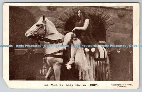 R774093 La Milo als Lady Godiva 1907 J J Ward