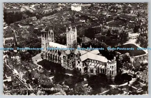 R774107 Canterbury Cathedral from the Air Valentine RP