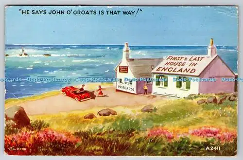 R774192 He Says John o Groats is that Way Valentine Tom Kerr 1962