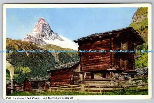 R774285 Landschaft bei Zermatt und Matterhorn O Sartori