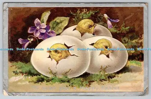 R774294 To Wish You a Happy Easter Chicks Davidson Bros Serie 44 1910