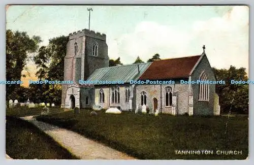 R774304 Tannington Church Christchurch Bildpostkarten Naturette Serie