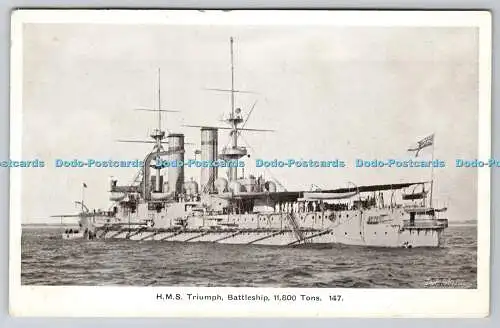 R774316 H M S Triumph Battleship G and P Ltd Wellington Series