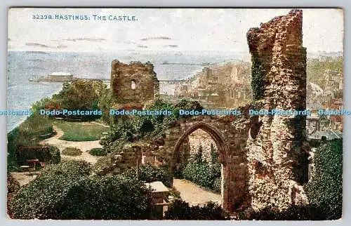 R774348 Hastings The Castle Photochrom Co Ltd Celesque Serie 917