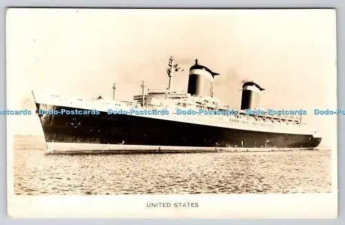 R774368 Schiff USA Valentine and Sons Ltd Echt Foto Liner Serie RP