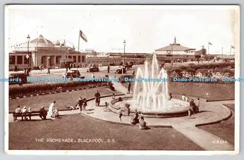 R774551 Blackpool S S The Promenade Valentine and Sons Ltd Photo Brown 1947