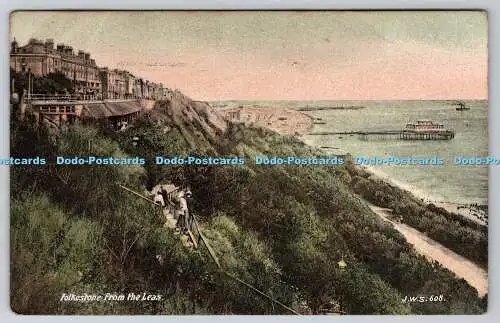 R774622 Folkestone from the Leas J Welch and Sons 1909