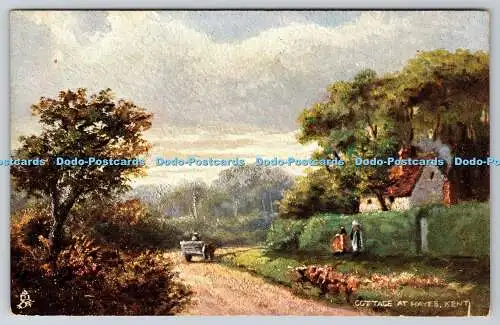 R774696 Kent Cottage at Hayes Raphael Tuck and Sons Oilette Postkarte 1533