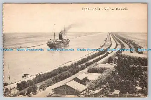 R776663 Port Said Blick auf den Kanal B Livadas und Coutsicos