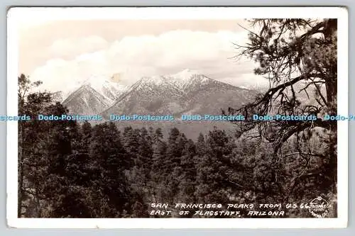 R776708 Arizona San Francisco Peaks From U S East of Flagstaff Frashers