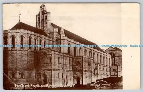 R776724 Devonport The Church Royal Naval Barracks W G Swiss British Made RP