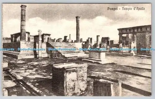 R776748 Pompei Tempio d Apollo Domenico Trampetti Napoli