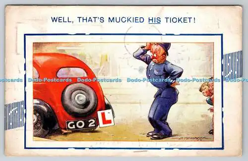 R776775 Well That s Muckied Hs Ticket Bamforth Holmfirth England New York Comic