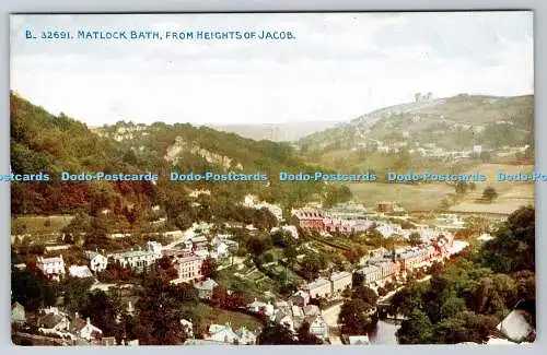 R776793 Matlock Bath From Heights of Jacob The Photochrom London Tunbridge Wells