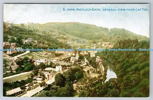 R776794 Matlock Bath Gesamtansicht von Cat Tor The Photochrom London Tunbridge W