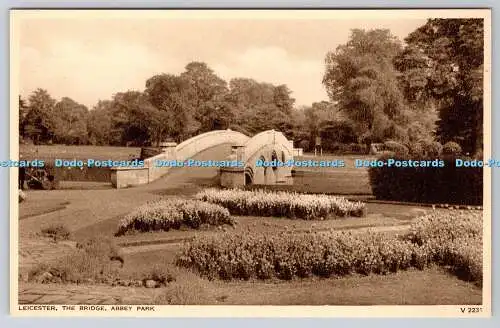 R776829 Leicester The Bridge Abbey Park Photochrom Tunbridge Wells Kent