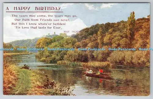 R776839 A Happy Birthday Cliveden Woods J Salmon Sevenoaks England A R Quinton