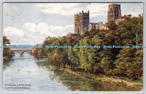 R776841 Durham Cathedrale From Prebends Bridge J Salmon Sevenoaks England A R Qu