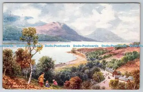 R776853 Loch Laggan Bonnie Scotland Kingussie Tuck Oilette 1912