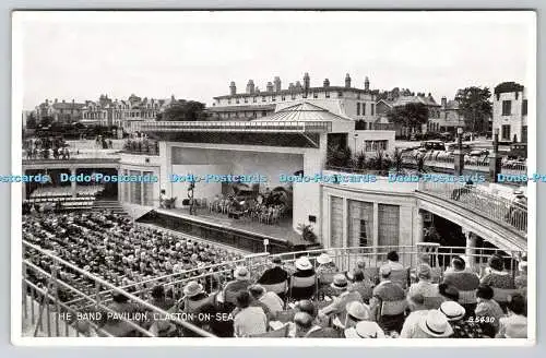 R776863 Clacton on Sea The Band Pavilion Valentine Silveresque