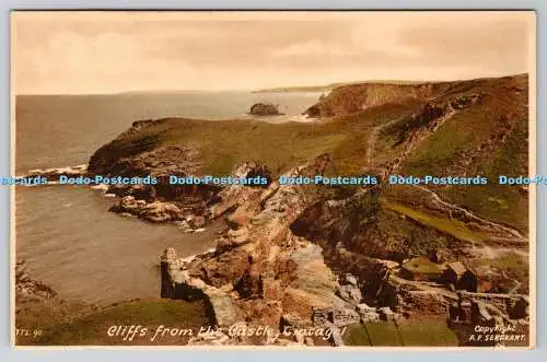 R776881 Tintagel Cliffs From The Castle A Cann King Arthur Cafe Frith Serie A F