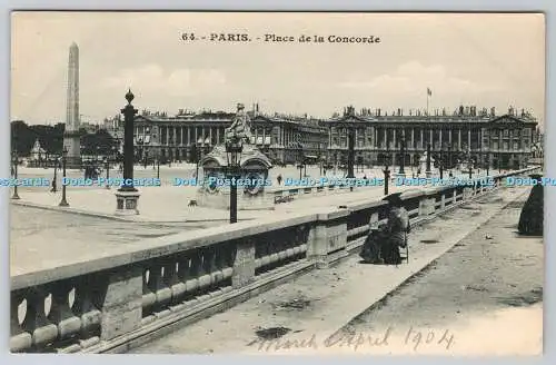 R776909 Paris Place de la Concorde Postkarte