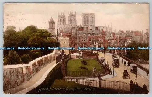 R774333 York Minster from City Walls F Frith and Co Ltd No 65440 1919