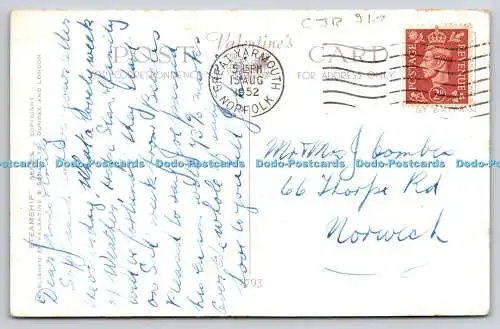 R774388 R M S Caronia Cunard White Star Line gebaut von John Brown und Co Valentin